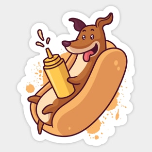 Hot Dog Sticker